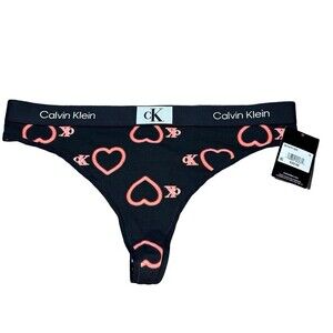 New With Tags Calvin Klein Heart Thong Size XL